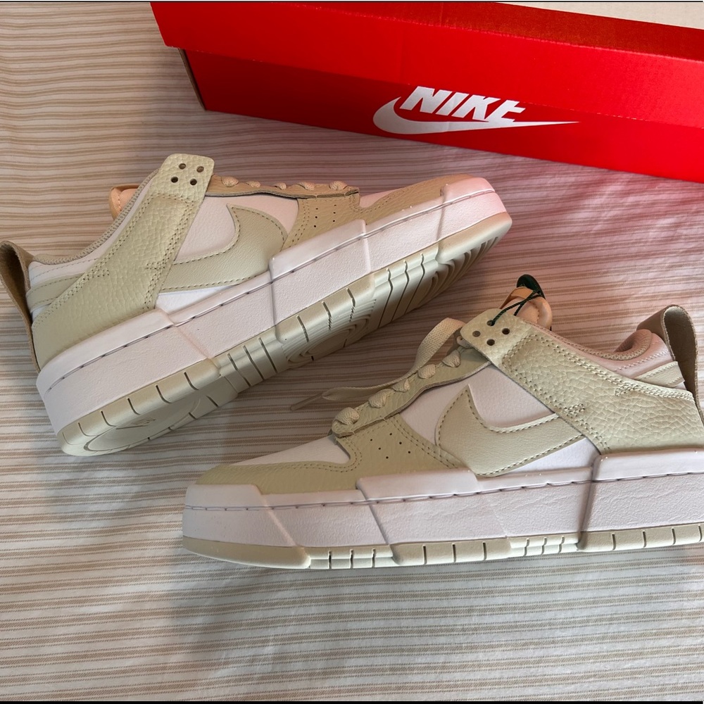‼️ NIKE Authentic Limited Edition NWT Dunk Low Disrupt Sea Glass White Size 6.5
